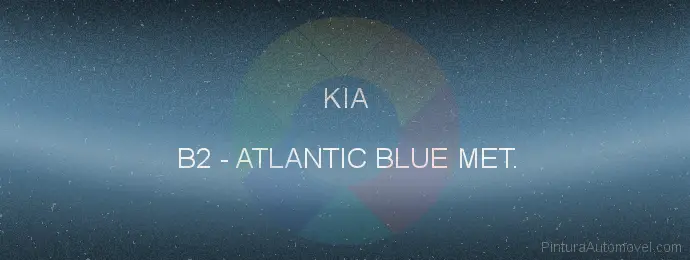 Pintura Kia B2 Atlantic Blue Met.