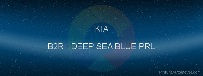 Pintura Kia B2R Deep Sea Blue Prl.
