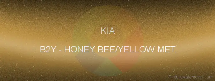Pintura Kia B2Y Honey Bee/yellow Met.