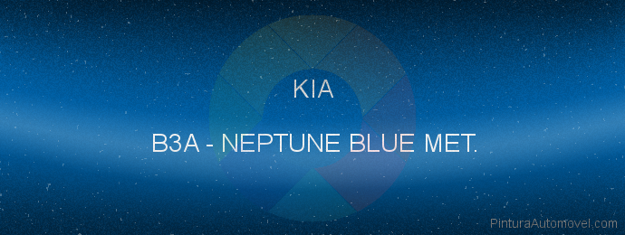 Pintura Kia B3A Neptune Blue Met.