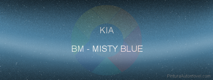 Pintura Kia BM Misty Blue