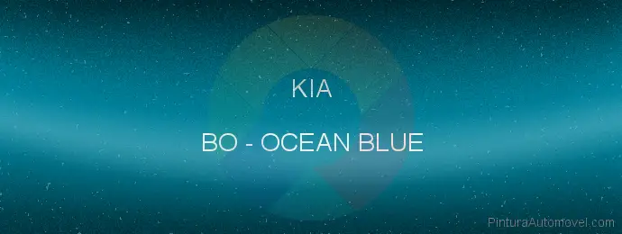 Pintura Kia BO Ocean Blue