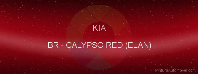 Pintura Kia BR Calypso Red (elan)