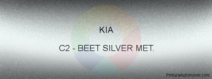 Pintura Kia C2 Beet Silver Met.