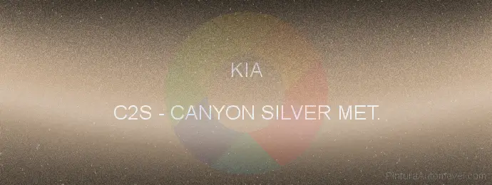 Pintura Kia C2S Canyon Silver Met.