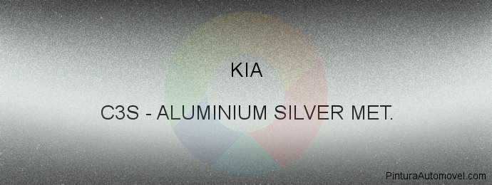 Pintura Kia C3S Aluminium Silver Met.