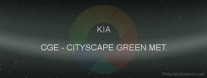 Pintura Kia CGE Cityscape Green Met.