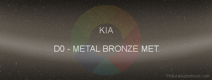 Pintura Kia D0 Metal Bronze Met.