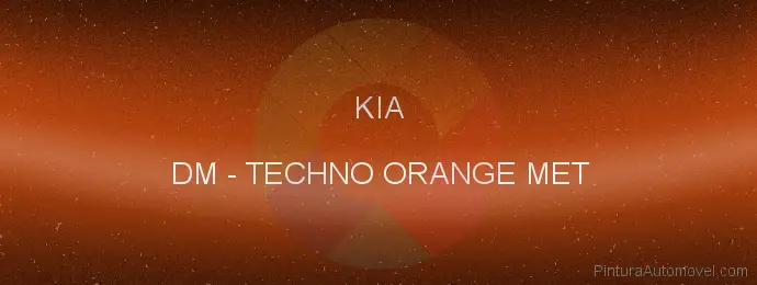 Pintura Kia DM Techno Orange Met