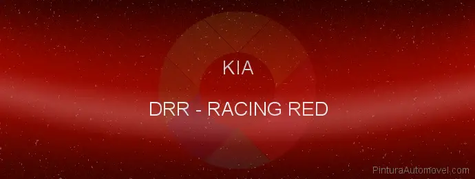 Pintura Kia DRR Racing Red