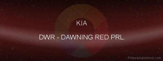 Pintura Kia DWR Dawning Red Prl.