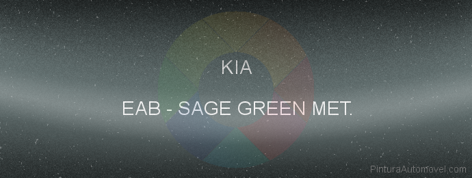Pintura Kia EAB Sage Green Met.