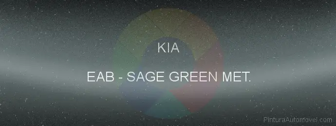 Pintura Kia EAB Sage Green Met.