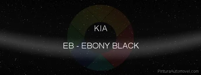 Pintura Kia EB Ebony Black