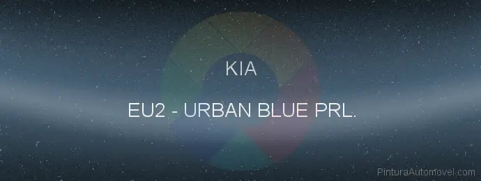 Pintura Kia EU2 Urban Blue Prl.