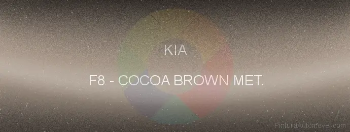 Pintura Kia F8 Cocoa Brown Met.