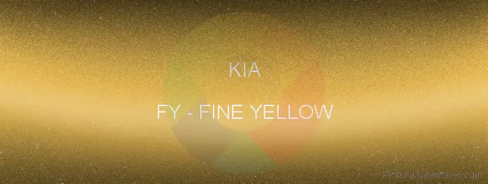 Pintura Kia FY Fine Yellow