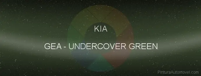 Pintura Kia GEA Undercover Green