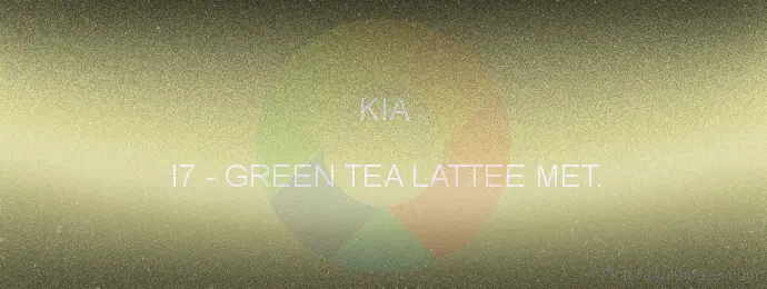 Pintura Kia I7 Green Tea Lattee Met.