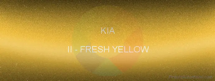 Pintura Kia II Fresh Yellow