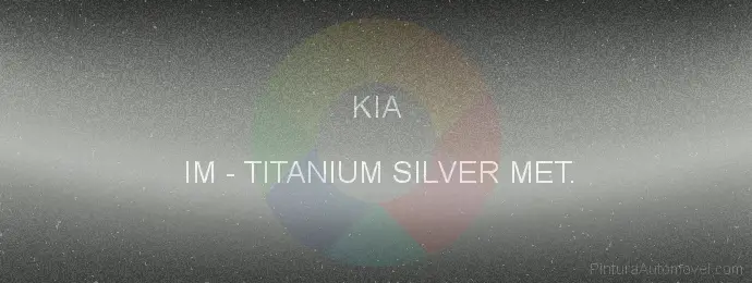 Pintura Kia IM Titanium Silver Met.