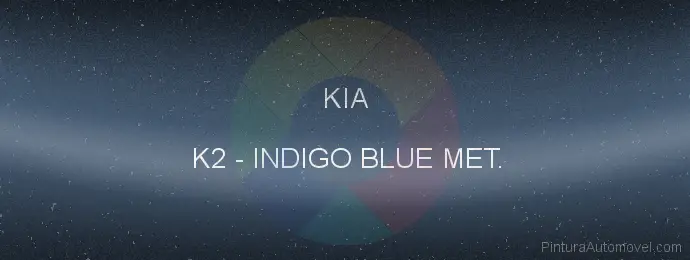 Pintura Kia K2 Indigo Blue Met.