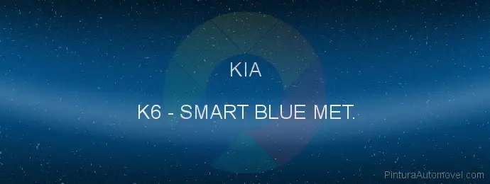 Pintura Kia K6 Smart Blue Met.