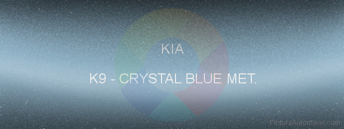 Pintura Kia K9 Crystal Blue Met.