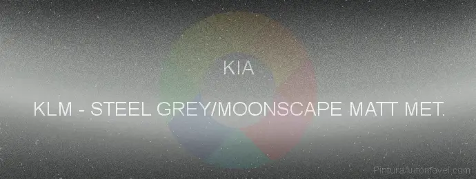 Pintura Kia KLM Steel Grey/moonscape Matt Met.