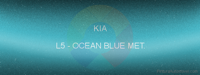 Pintura Kia L5 Ocean Blue Met.