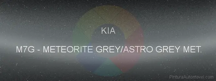 Pintura Kia M7G Meteorite Grey/astro Grey Met.