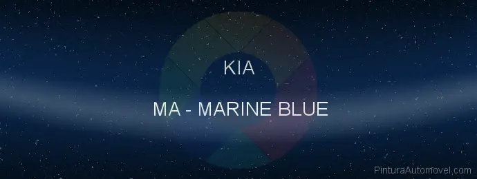 Pintura Kia MA Marine Blue