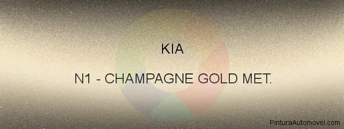 Pintura Kia N1 Champagne Gold Met.