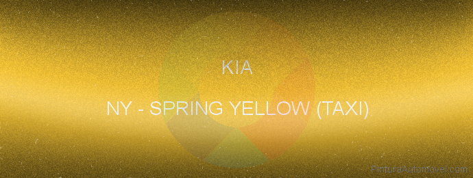 Pintura Kia NY Spring Yellow (taxi)