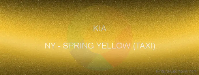 Pintura Kia NY Spring Yellow (taxi)