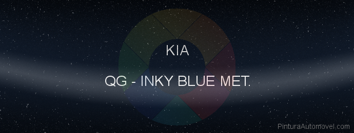 Pintura Kia QG Inky Blue Met.
