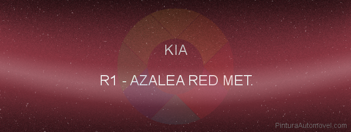 Pintura Kia R1 Azalea Red Met.