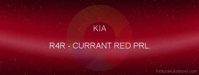 Pintura Kia R4R Currant Red Prl.