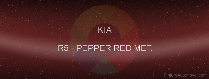 Pintura Kia R5 Pepper Red Met.