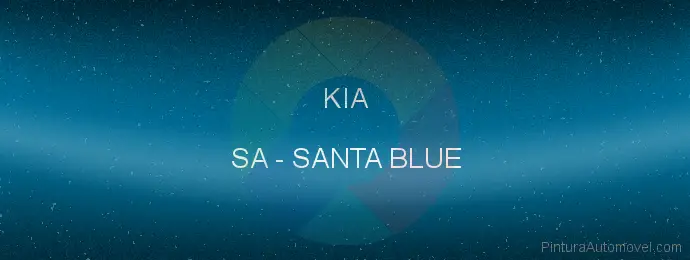 Pintura Kia SA Santa Blue