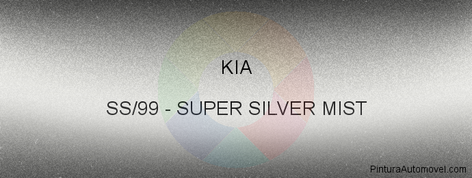 Pintura Kia SS/99 Super Silver Mist