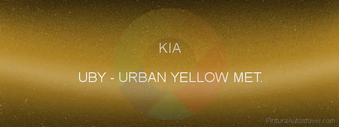 Pintura Kia UBY Urban Yellow Met.