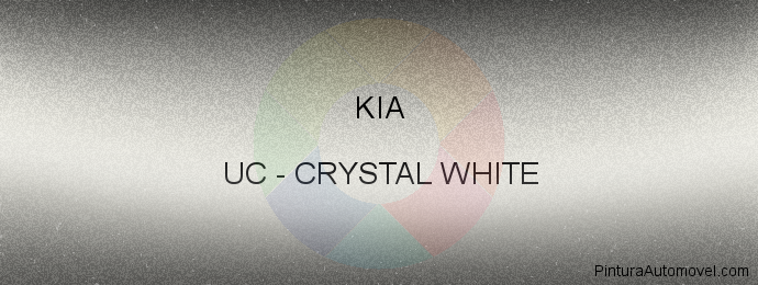 Pintura Kia UC Crystal White