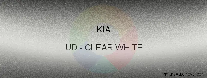 Pintura Kia UD Clear White