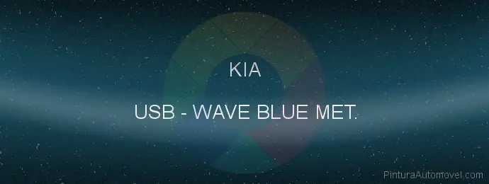 Pintura Kia USB Wave Blue Met.