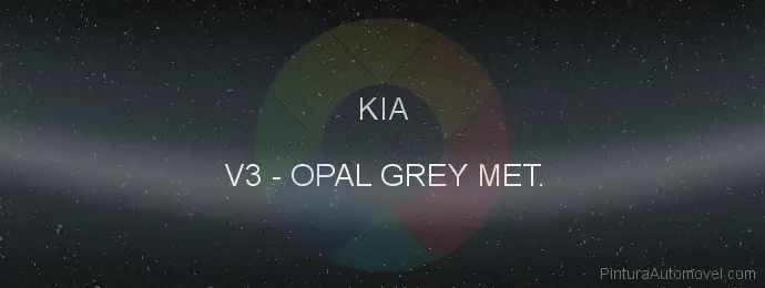 Pintura Kia V3 Opal Grey Met.