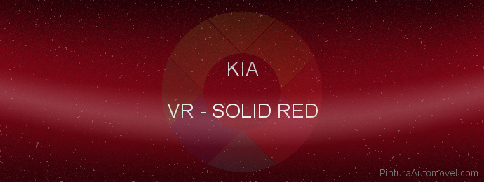 Pintura Kia VR Solid Red