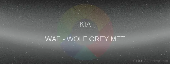 Pintura Kia WAF Wolf Grey Met.