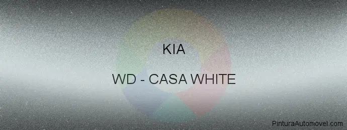 Pintura Kia WD Casa White