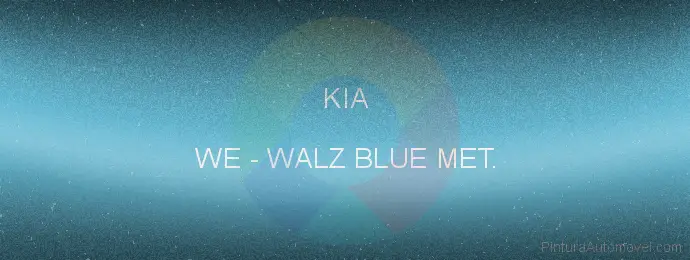 Pintura Kia WE Walz Blue Met.